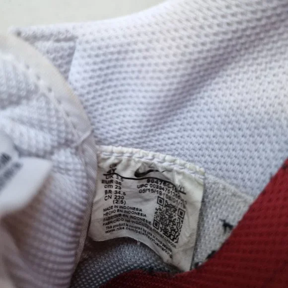 Nike Cortez OG Varsity Red Kid Shoes - Picture 5 of 7